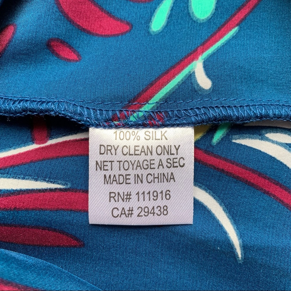 Yumi Kim Silk Printed Kimono Top Small - Picture 6 of 7